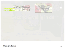 Tablet Screenshot of desmaakvanecht.nl